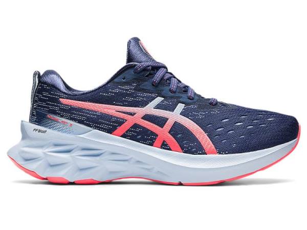 Asics Hardloopschoenen Dames, NOVABLAST Blauw - Asics Vintage | B8342517-NI